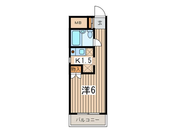 スタ－ホ－ムズ三ツ境Ⅰ(204)の物件間取画像